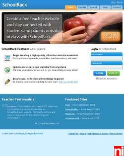 Schoolrack, una forma fácil de que el profesor tenga su propia web