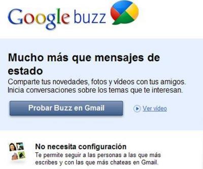 Google Buzz. Una red social en Gmail